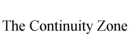 THE CONTINUITY ZONE