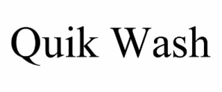 QUIK WASH