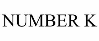 NUMBER K