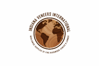 INDIANA VENEER INTERNATIONAL  WORLDWIDE SUPPLIER  OF FINE HARDWOOD VENEERS &amp; LUMBER trademark