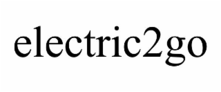 ELECTRIC2GO trademark