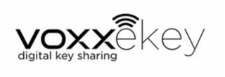 VOXXEKEY DIGITAL KEY SHARING