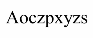 AOCZPXYZS trademark