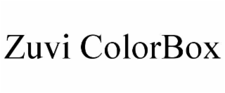 ZUVI COLORBOX