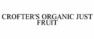 CROFTER'S ORGANIC JUST FRUIT