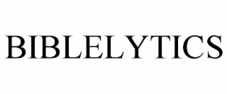 BIBLELYTICS