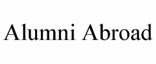 ALUMNI ABROAD