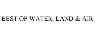 BEST OF WATER, LAND &amp; AIR trademark