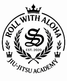 ROLL WITH ALOHA JIU-JITSU ACADEMY S EST. 2020 trademark