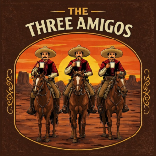 THE THREE AMIGOS trademark
