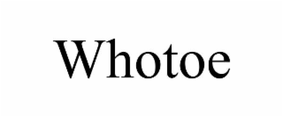 WHOTOE trademark