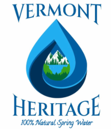 VERMONT HERITAGE 100% NATURAL SPRING WATER trademark