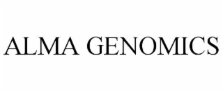 ALMA GENOMICS trademark