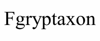 FGRYPTAXON trademark