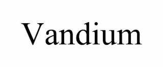 VANDIUM trademark