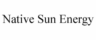 NATIVE SUN ENERGY