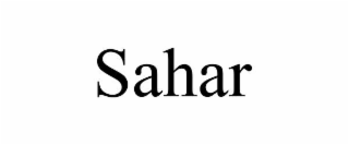SAHAR