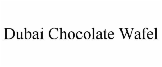 DUBAI CHOCOLATE WAFEL