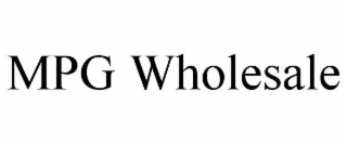 MPG WHOLESALE