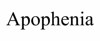 APOPHENIA trademark