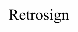 RETROSIGN