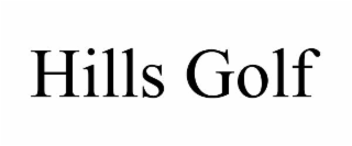 HILLS GOLF trademark