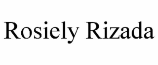 ROSIELY RIZADA