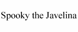 SPOOKY THE JAVELINA