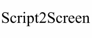 SCRIPT2SCREEN trademark