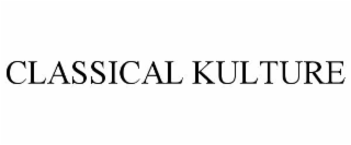 CLASSICAL KULTURE trademark