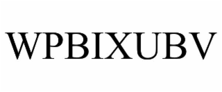 WPBIXUBV trademark