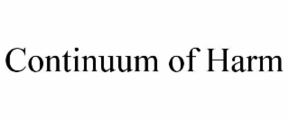 CONTINUUM OF HARM