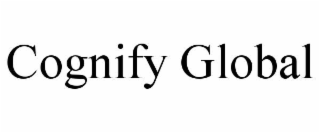 COGNIFY GLOBAL