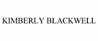 KIMBERLY BLACKWELL trademark