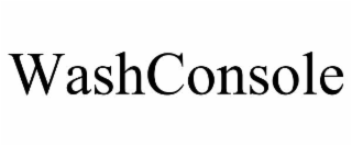 WASHCONSOLE