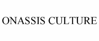 ONASSIS CULTURE