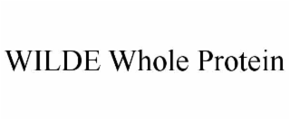 WILDE WHOLE PROTEIN