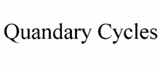 QUANDARY CYCLES trademark