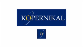 KOPERNIKAL AND A STYLIZED LETTER "O" WITH A PARTIAL HALO AROUND IT.