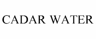 CADAR WATER