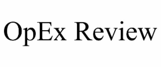 OPEX REVIEW trademark