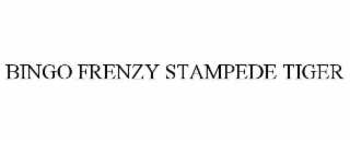 BINGO FRENZY STAMPEDE TIGER
