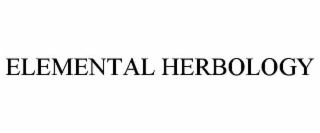 ELEMENTAL HERBOLOGY