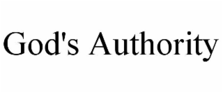 GOD'S AUTHORITY