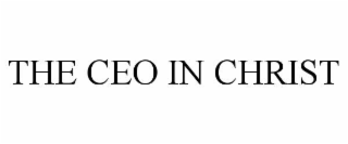 THE CEO IN CHRIST