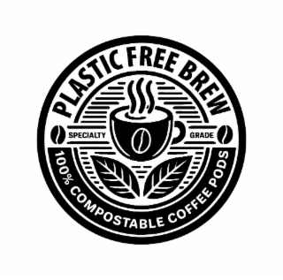 PLASTIC FREE BREW SPECIALTY GRADE COFFEE 100% COMPOSTABLE PODS