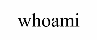 WHOAMI trademark
