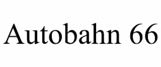 AUTOBAHN 66