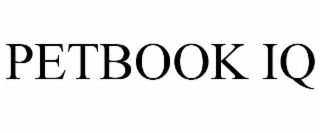 PETBOOK IQ trademark