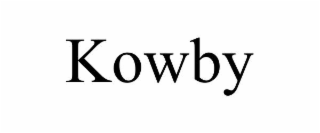 KOWBY trademark